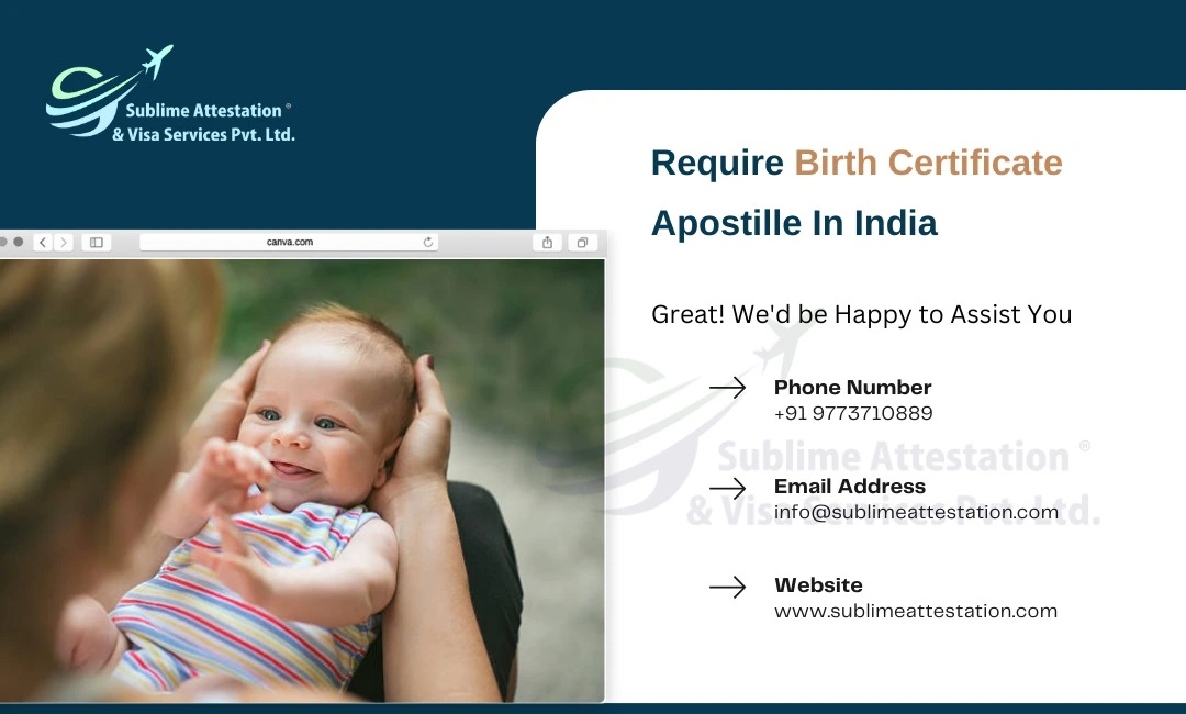 Birth Certificate Apostille Procedure in India