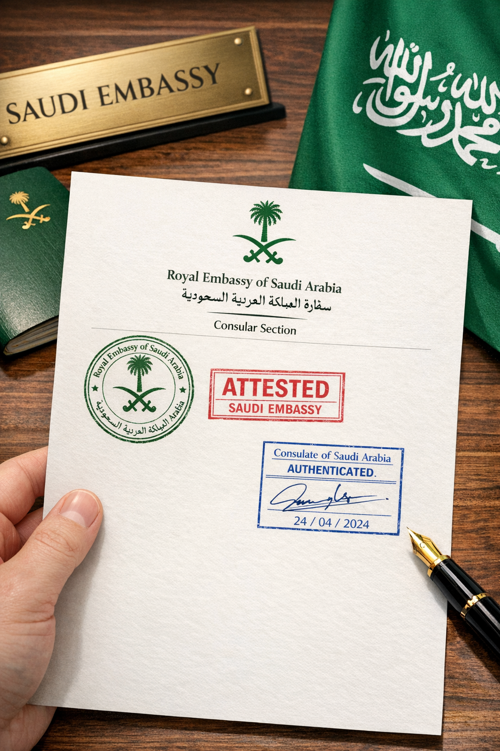 Saudi Embassy Attestation